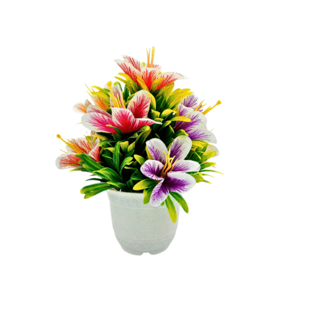 Artificial Plants with Pot Showcase Decoration Plants Flowers | Fake Plant | Artificial Plants for Home Decor Office Gifting Plants Decorative Potted Plants (RV-AP20)